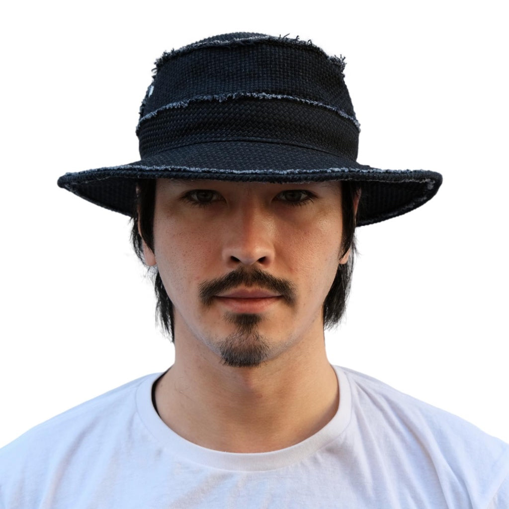 OD+FM Black Sashiko Adventure Hat
