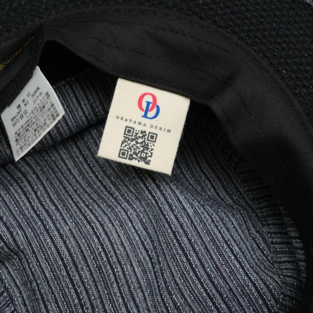 OD+FM Black Sashiko Adventure Hat