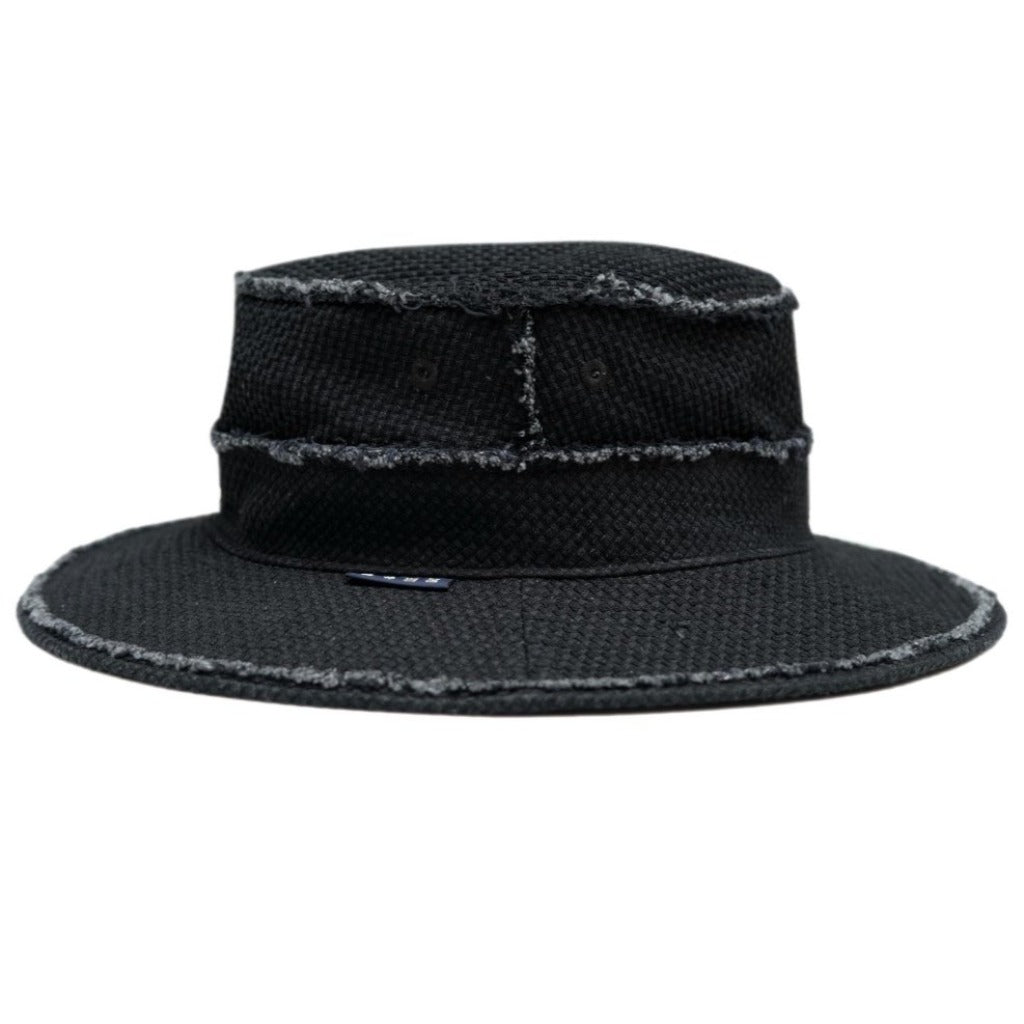 OD+FM Black Sashiko Adventure Hat - Okayama Denim OD+FM Black Sashiko Adventure Hat - Okayama Denim