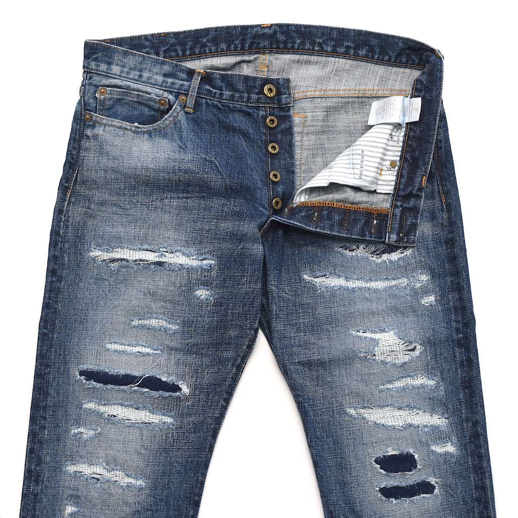 OD+JB 16.5oz. Distressed Selvedge - Okayama Denim Jeans - Selvedge