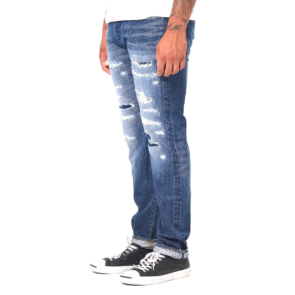 OD+JB 16.5oz. Distressed Selvedge - Okayama Denim Jeans - Selvedge