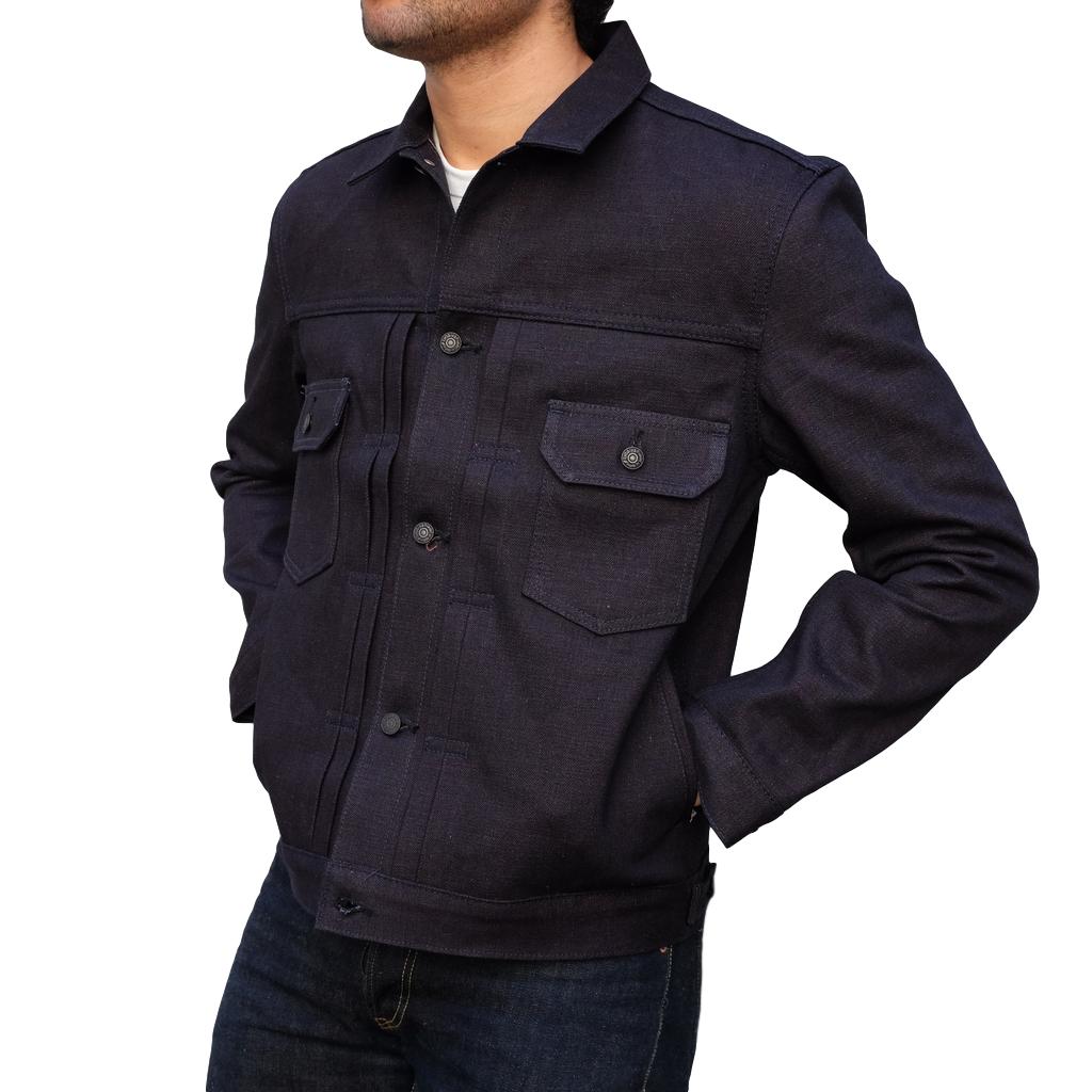 OD+PBJ 18oz. "Kakishibu" Type II Selvedge Jacket - Okayama Denim Jacket - Selvedge