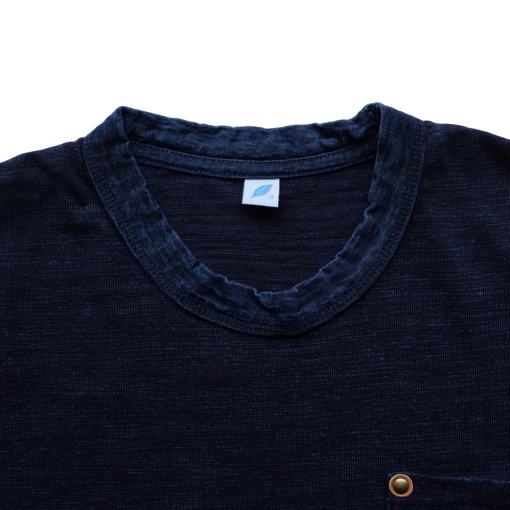 Pure Blue Japan Indigo Slub Pocket Tee