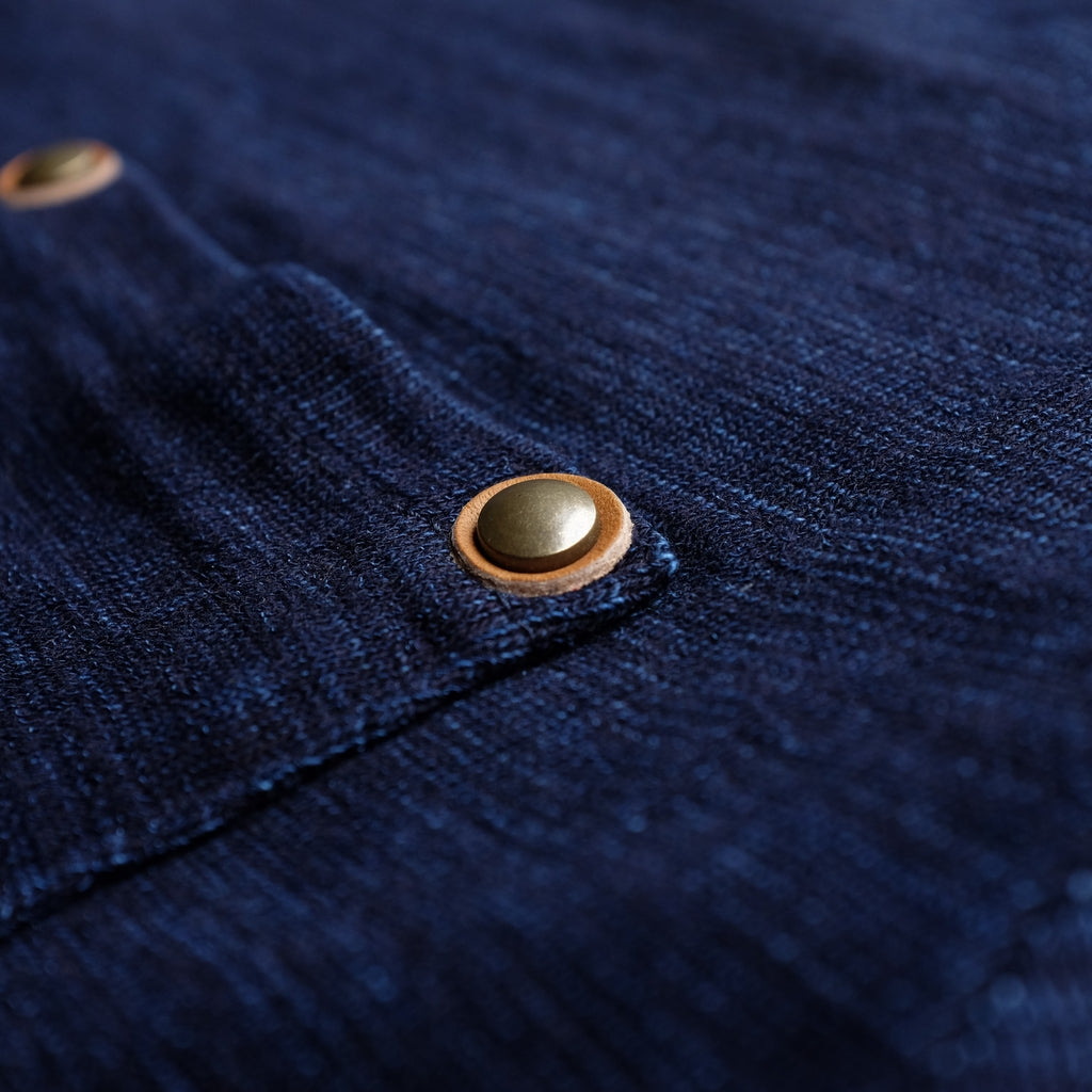 Pure Blue Japan Indigo Slub Pocket Tee