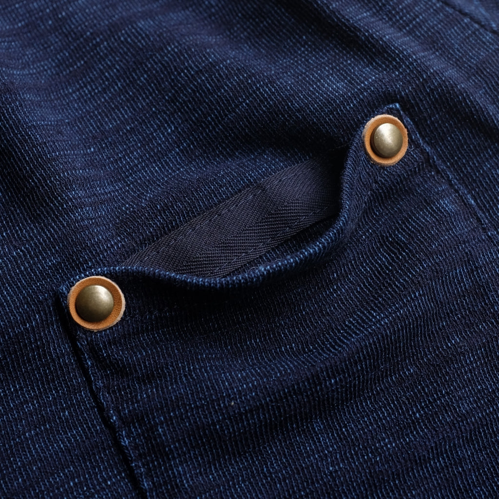 Pure Blue Japan Indigo Slub Pocket Tee