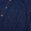 Japan Blue Indigo Slub Work Shirt - Okayama Denim Shirt - Selvedge