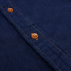Japan Blue Indigo Slub Work Shirt - Okayama Denim Shirt - Selvedge