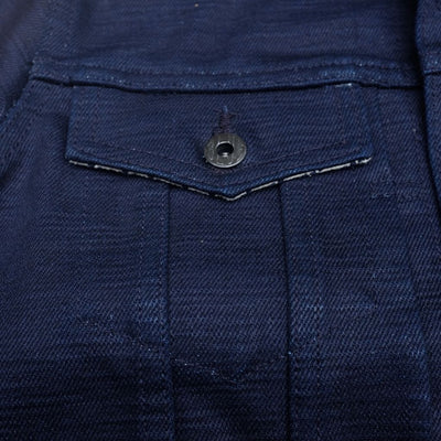 ODJB008 18oz. "Midnight Slub" Type 3 Selvedge Denim Jacket - Okayama Denim Jacket - Selvedge