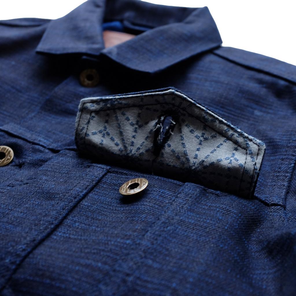 ODJB002P 18oz. "Sapphire Slub" Type 3 Selvedge Denim Jacket