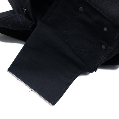 ODJB011 18oz. "Blackout 3.0" Selvedge Jeans (High Tapered) - Okayama Denim Jeans - Selvedge