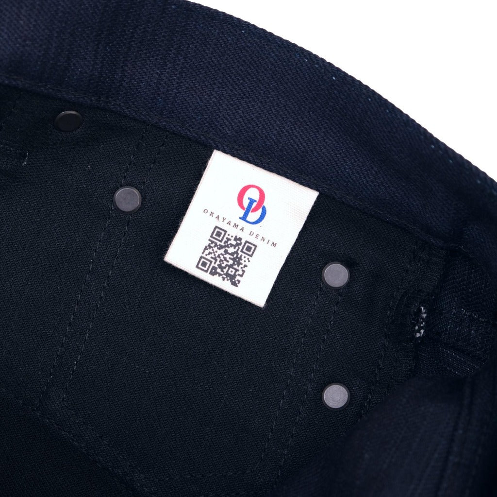 ODJB013 18oz. "Midnight Slub" Indigo x Indigo Selvedge Jeans (High Tapered)