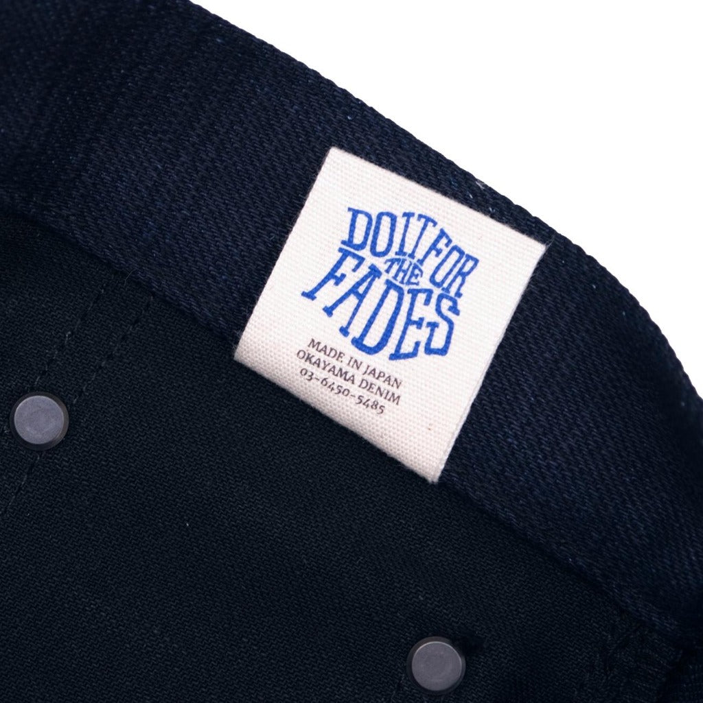 ODJB013 18oz. "Midnight Slub" Indigo x Indigo Selvedge Jeans (High Tapered)