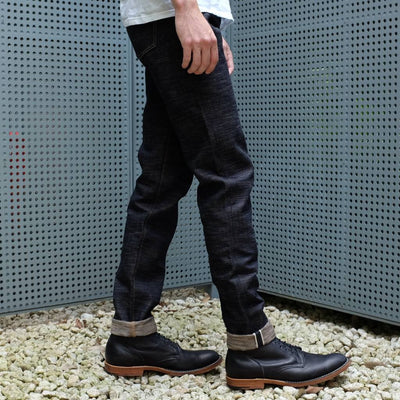 ODJB014 14oz. "Sand Slub" Broken Twill Selvedge Jeans (High Tapered) - Okayama Denim Jeans - Selvedge