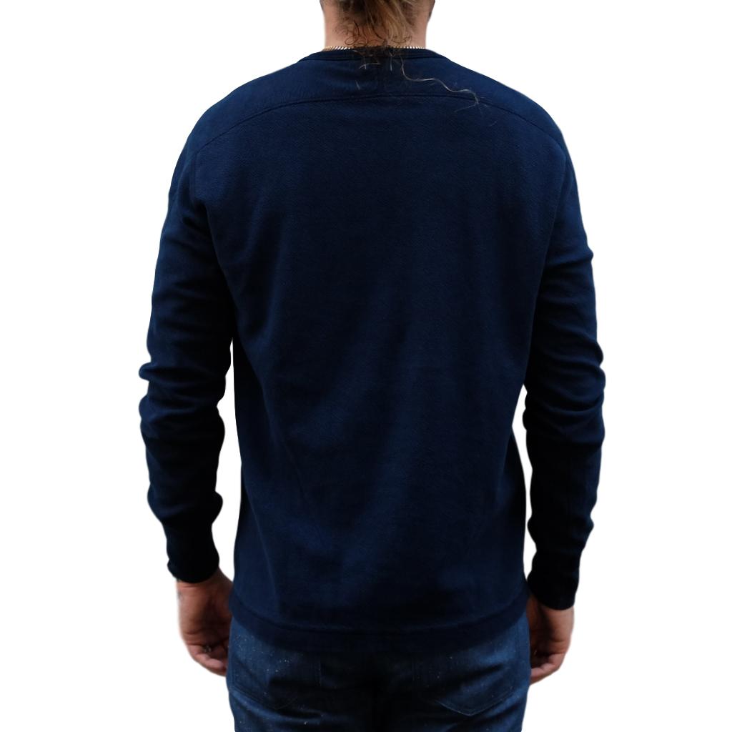 OD+LW Twill Face Indigo Dyed Crewneck L/S Tee
