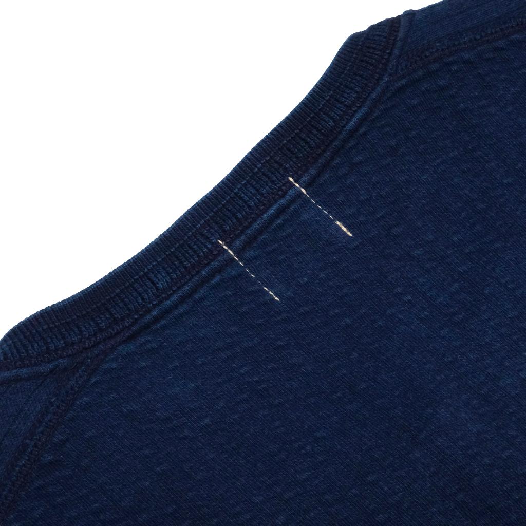 OD+LW Indigo Dyed Double Face Jacquard Thermal Henley