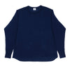 OD+LW Indigo Dyed Double Face Jacquard Crewneck Thermal