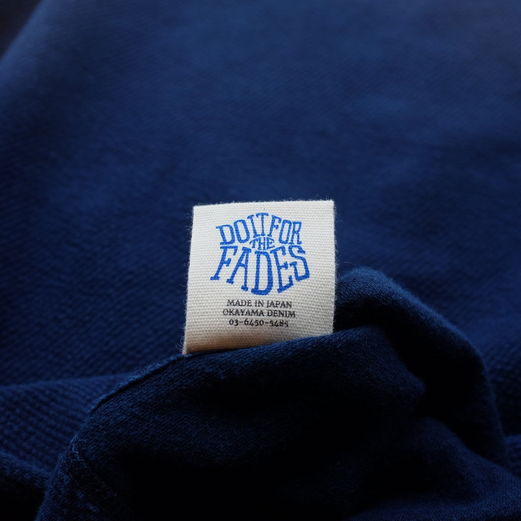 OD+LW Twill Face Indigo Dyed Crewneck L/S Tee