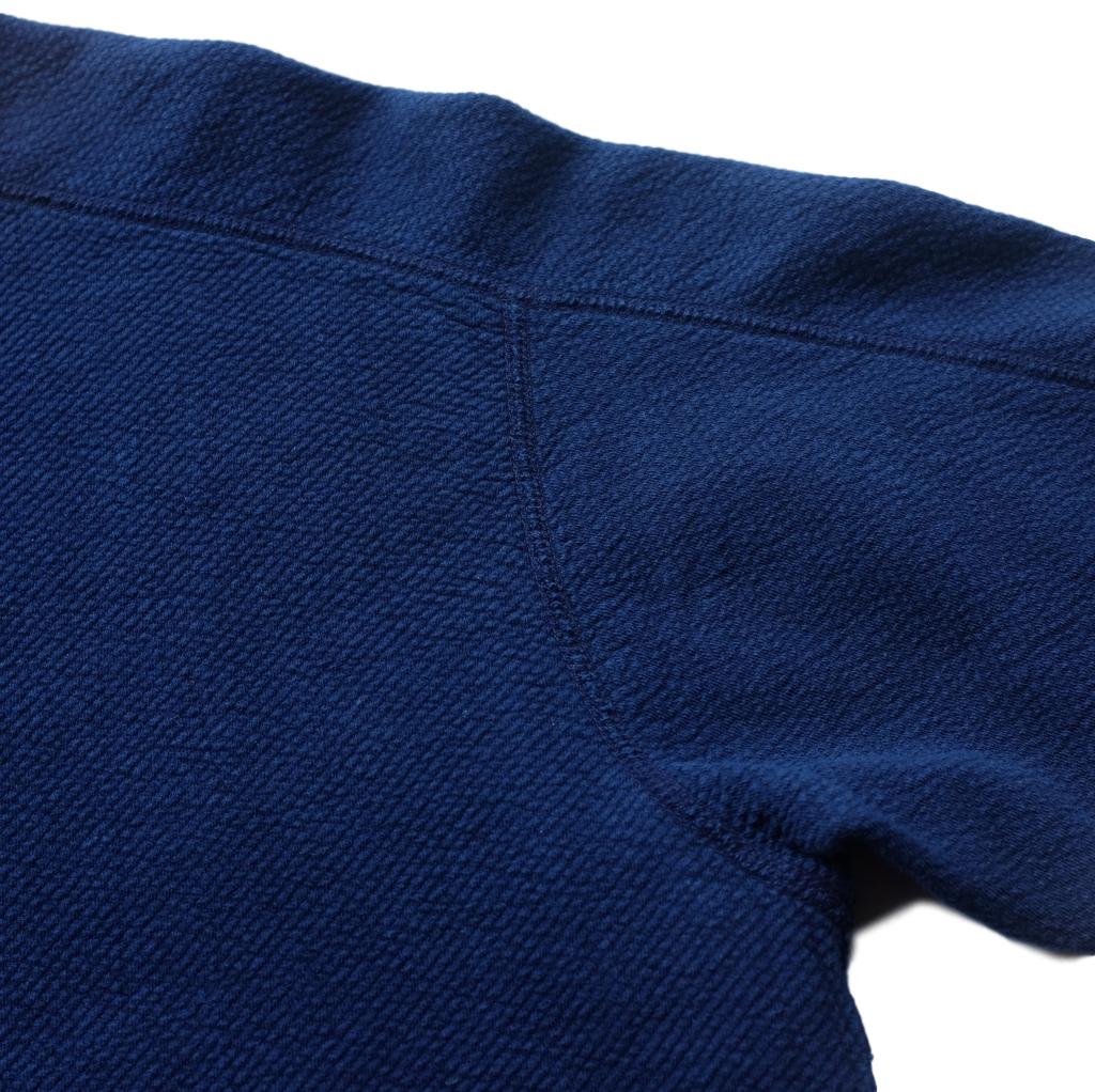 OD+LW Twill Face Indigo Dyed Crewneck L/S Tee