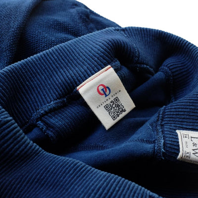 OD+LW Indigo Dyed Latch Pile Military Sweatpants