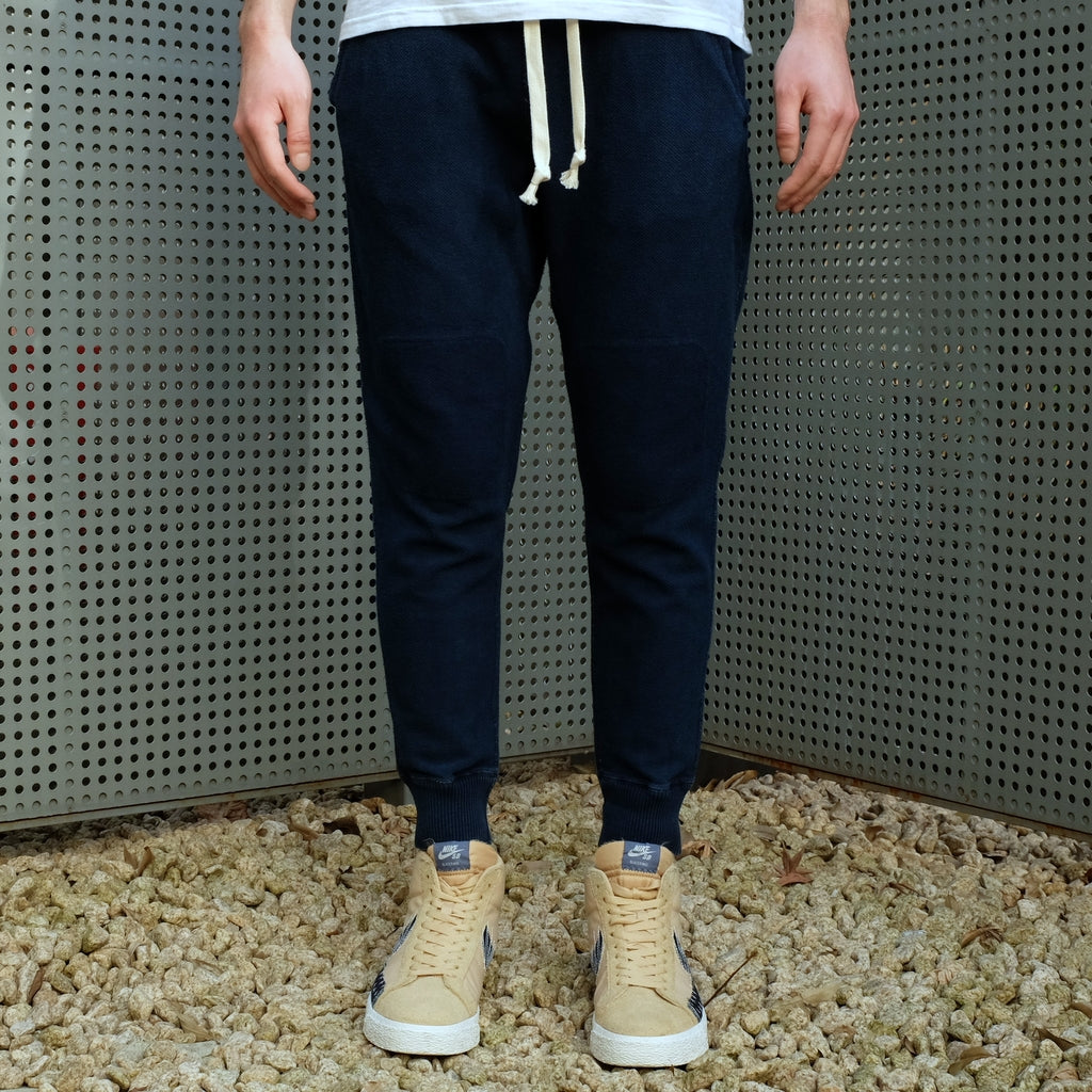 OD+LW Indigo Dyed Latch Pile Military Sweatpants