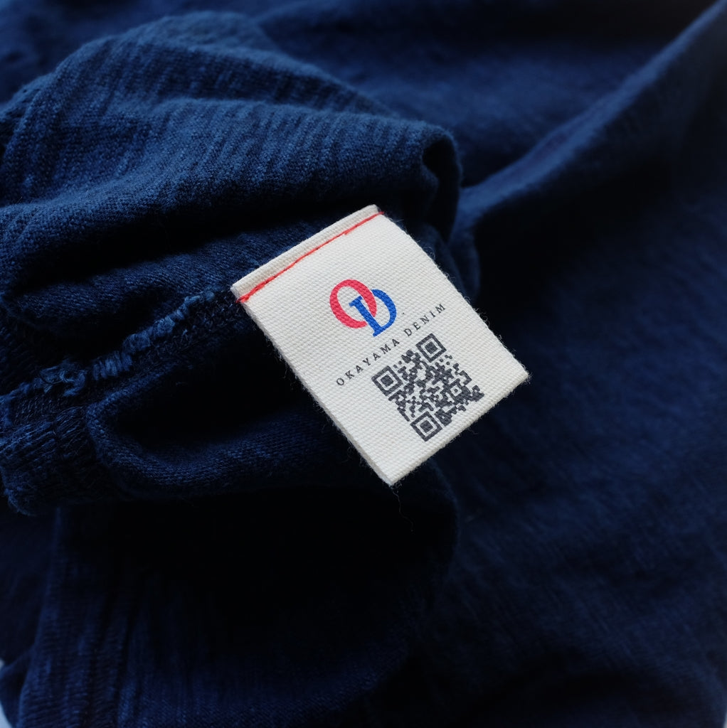 OD+LW Heather Slub Indigo Dyed Crewneck Tee