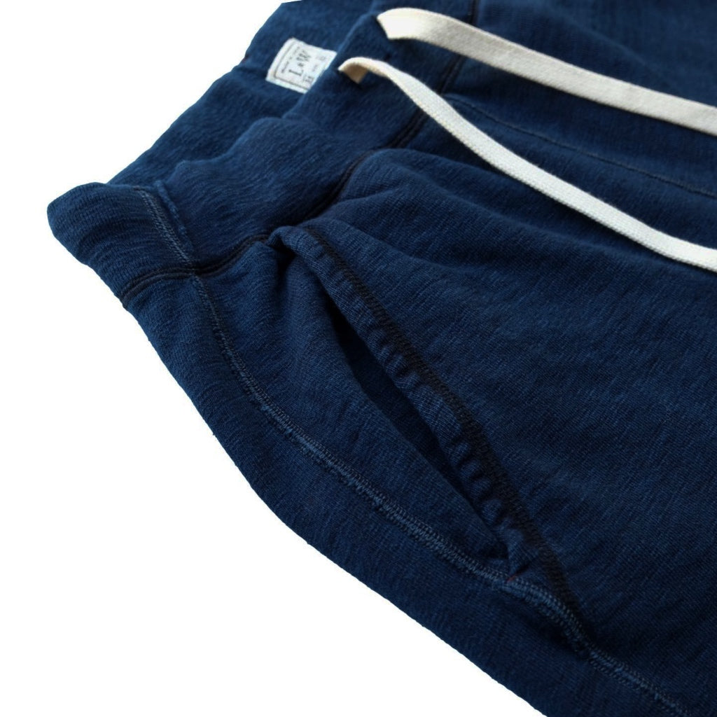 OD+LW Indigo Dyed Heather Slub Fleece Military Sweatpants