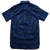 OD+MJ Floral Indigo Jacquard S/S Shirt - Okayama Denim Shirt - Selvedge