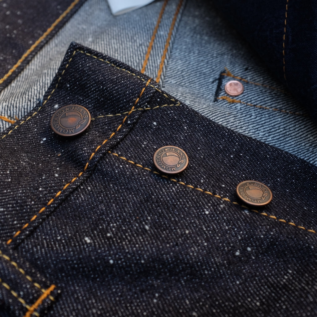 OD+MJ 15.7oz. "Frost" Nep Selvedge Jeans (Slim Straight) - Okayama Denim Jeans - Selvedge