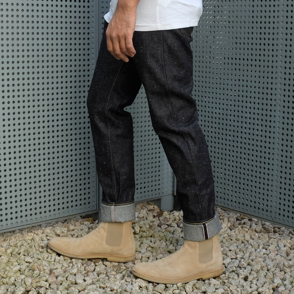 OD+MJ 15.7oz. "Frost" Nep Selvedge Jeans (Narrow Tapered) - Okayama Denim Jeans - Selvedge