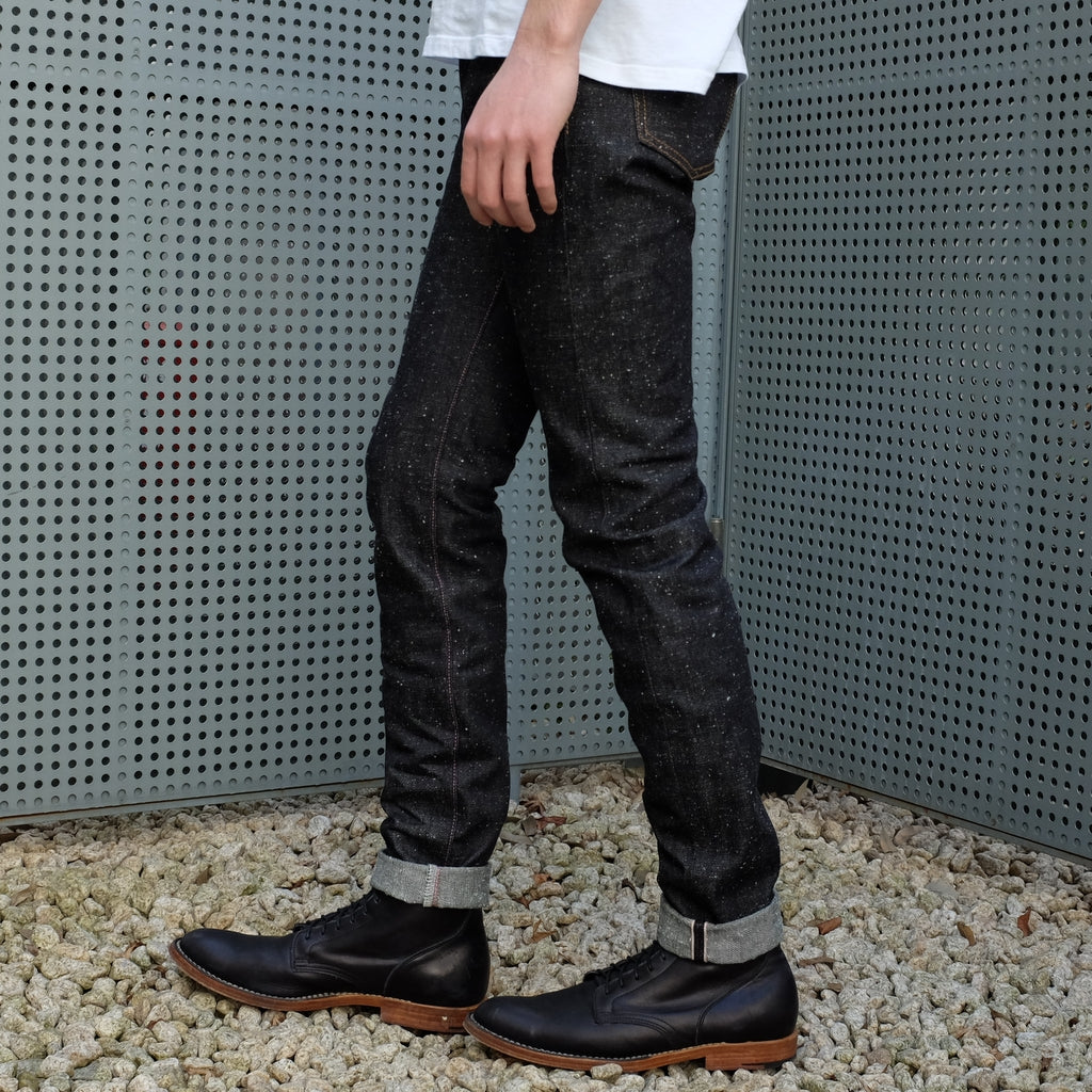 OD+MJ 15.7oz. "Frost" Nep Selvedge Jeans (Narrow Tapered) - Okayama Denim Jeans - Selvedge