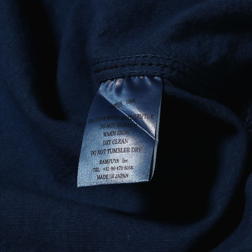 OD+MJ Natural Indigo Dyed Selvedge Workshirt - Okayama Denim Shirt - Selvedge