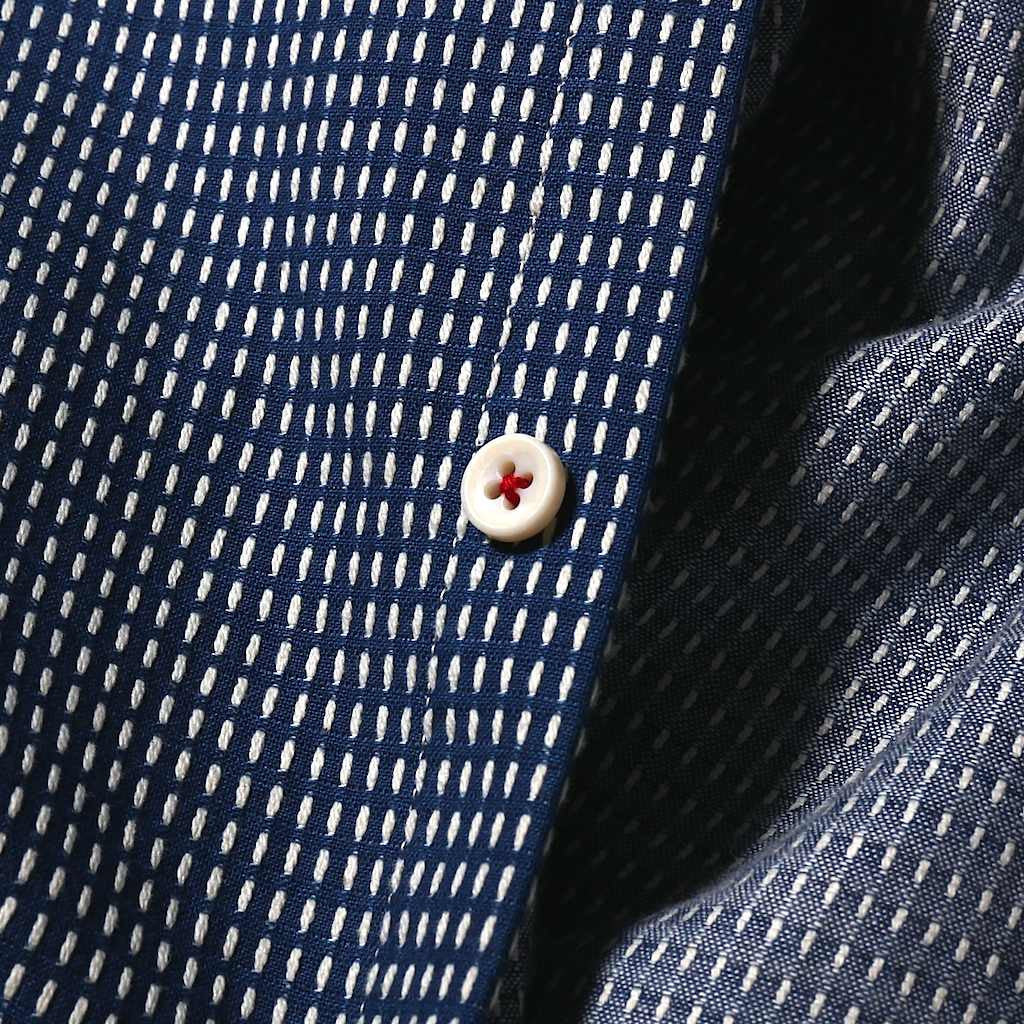 OD+MJ Indigo Sashiko Shirt - Okayama Denim Shirt - Selvedge
