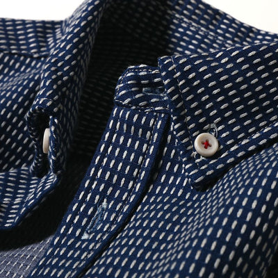 OD+MJ Indigo Sashiko Shirt - Okayama Denim Shirt - Selvedge