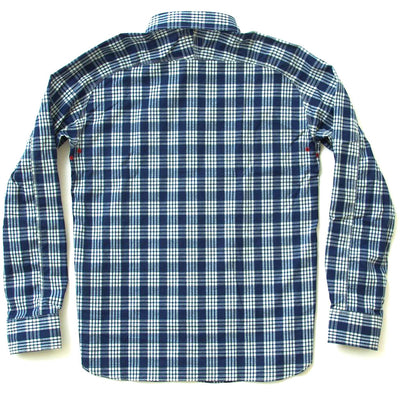 OD+MJ Indigo Check Selvedge Shirt - Okayama Denim Shirt - Selvedge