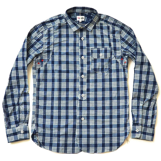OD+MJ Indigo Check Selvedge Shirt