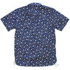 OD+MJ Indigo Floral Selvedge S/S Shirt - Okayama Denim Shirt - Selvedge