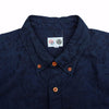 OD+MJ Deep Indigo Jacquard Paisley Aloha Shirt - Okayama Denim Shirt - Selvedge