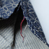 OD+MJ Indigo Sashiko Katazome Print S/S Shirt - Okayama Denim Shirt - Selvedge