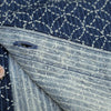 OD+MJ Indigo Sashiko Katazome Print S/S Shirt - Okayama Denim Shirt - Selvedge