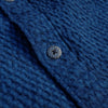 [Pre-Order] OD+MJ Natural Indigo Dyed Cotton x Linen Sashiko Shirt - Okayama Denim Shirt - Selvedge