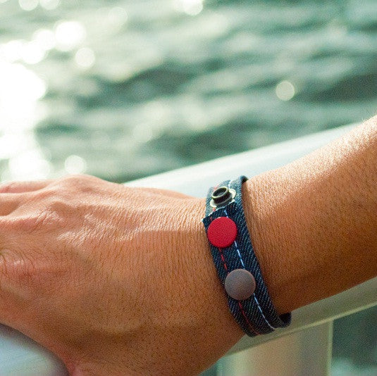 Okayama Denim Project Charity Bracelet - Okayama Denim Accessories - Selvedge