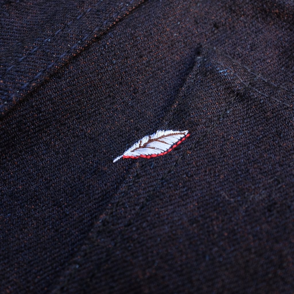 OD+PBJ 18oz. "Kakishibu" Selvedge Jeans (Relaxed Tapered) - Okayama Denim Jeans - Selvedge