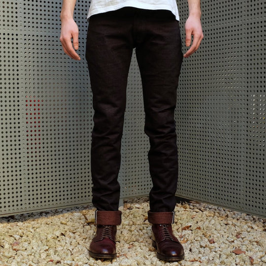 OD+PBJ 18oz. "Kakishibu" Selvedge Jeans (Relaxed Tapered)