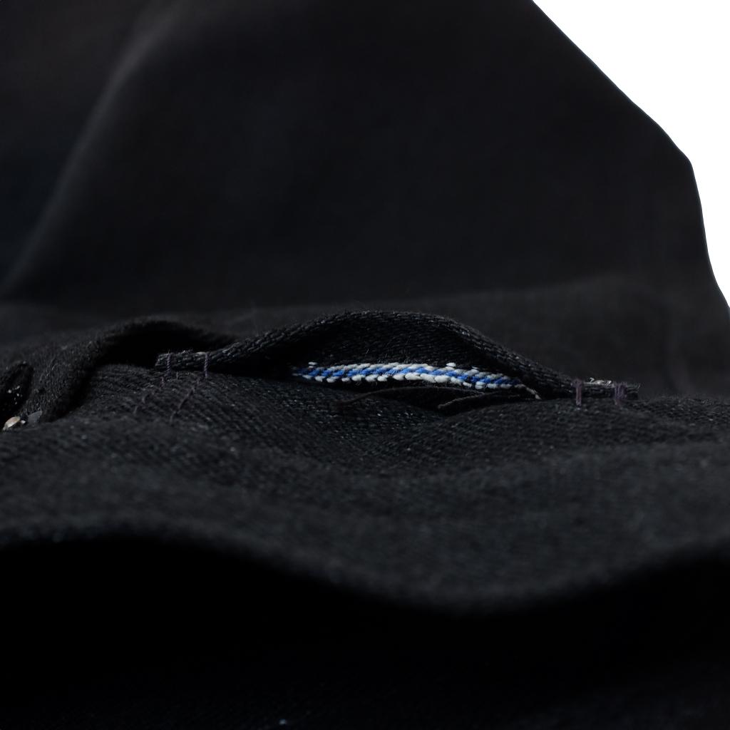 OD+PBJ 14oz. "Kurokin" Black Selvedge Jeans (Relaxed Tapered)