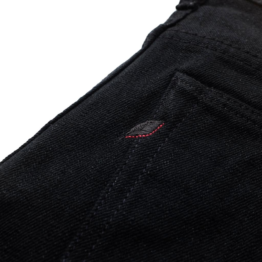 OD+PBJ 14oz. "Kurokin" Black Selvedge Jeans (Relaxed Tapered)