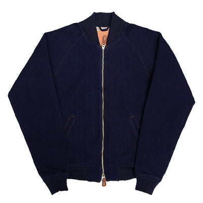 OD+SDA "Kasezome" Indigo Sashiko Selvedge Bomber Jacket