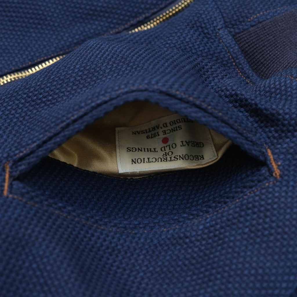 OD+SDA "Kasezome" Indigo Sashiko Selvedge Bomber Jacket