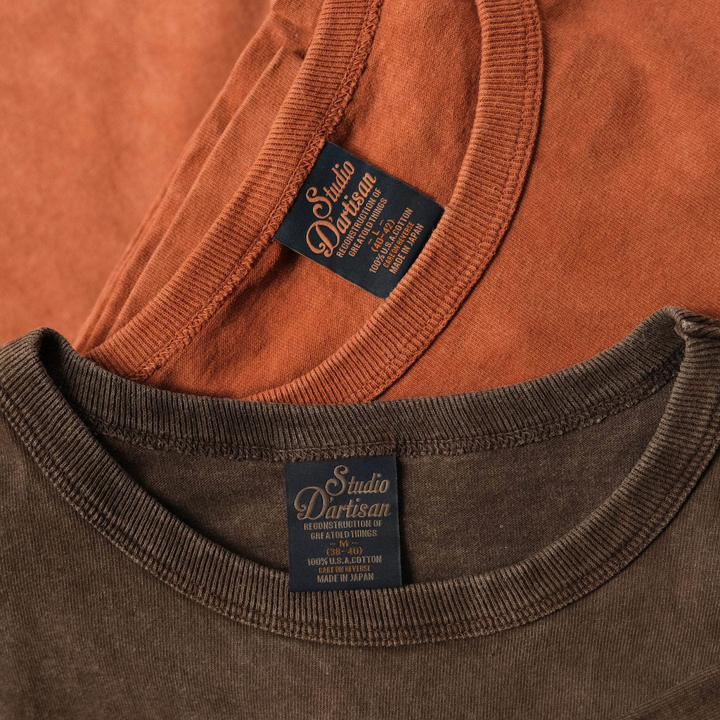 OD+SDA "Amami Dorozome" Crewneck Tee (Dark Brown)