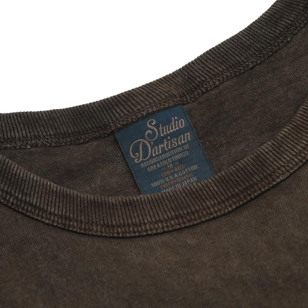 OD+SDA "Amami Dorozome" Crewneck Tee (Dark Brown)