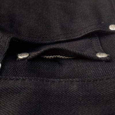 OD+SJ 17oz. "Kuro" Black x Black Selvedge Jeans (Comfort Tapered) - Okayama Denim Jeans - Selvedge